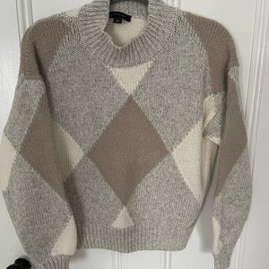 Ann Taylor argyle sweater